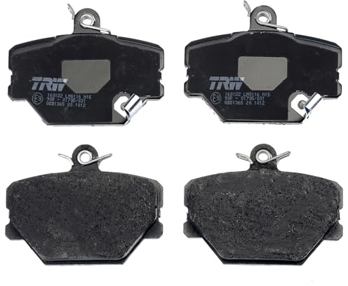 TRW GDB1365 Bremsbelagsatz 4-Teilig für Smart Fortwo Hatch Pequeno (451) 2007 - Vorderachse und Andere Fahrzeuge