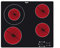 Whirlpool AKT 8130 NE plaque - plaques (Intégré, Céramique, verre-céramique, Noir, Rouge, Verre, toucher)