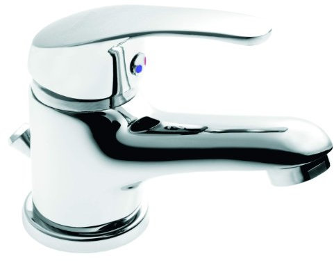 Kleine Waschtischarmatur Einhebelmischer Chrom von Ferro klein für Handwaschbecken Gäste WC