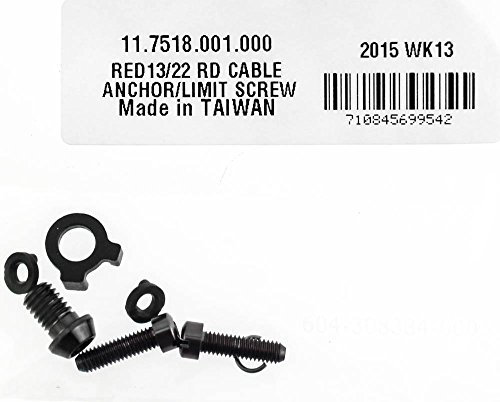 Sram Road Unisex – Erwachsene Schraube Kabel Anker Limit Schaltzugbefestigungsschraube, Schwarz, Einheitsgröße