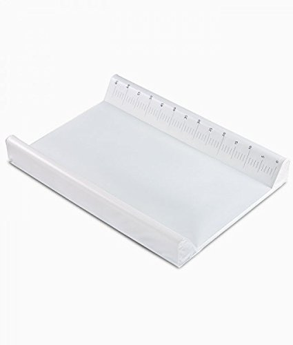Sensillo Wickelauflage - PLATIN, Windelauflage, Wickelmatte, Wickelunterlage, Weiß