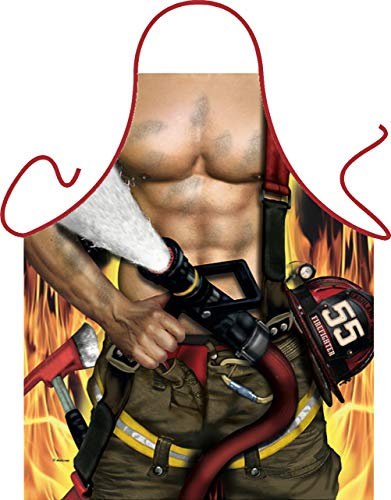 Itati Schürze Feuerwehrmann für Grill und Küche Itati Schürze Feuerwehrmann für Grill und Küche,Mehrfarbig,Einheitsgröße