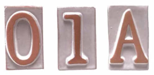Numero civico in terracotta Telcom Vasarte 5