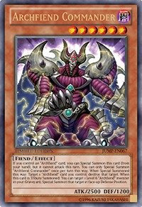 Yu-Gi-Oh! - Archfiend Commander (JUMP-EN067) - Shonen Jump Magazine Promos - Limited Edition - Ultra Rare by Yu-Gi-Oh!