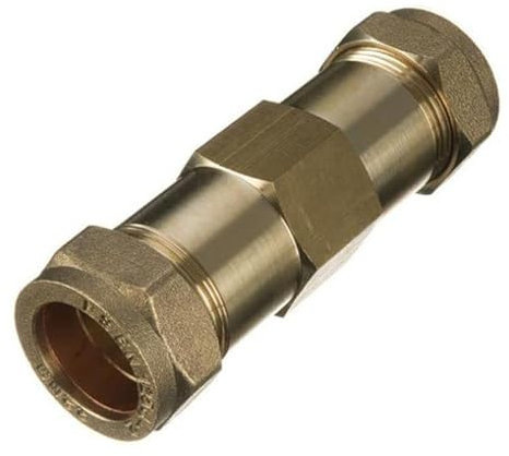 22mm Brass Compression Repair Coupling