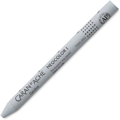 CREATIVE ART MATERIALS Classic Neocolor I, Light Grey (7000.003)