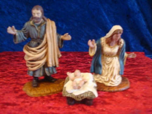 Krippenfiguren Oliver, 10 cm, Hl. Familie