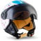 MOTO Helmets® H44 „Flower“ · Jet-Helm · Motorrad-Helm Roller-Helm Scooter-Helm Bobber Mofa-Helm Chopper Retro Cruiser Vintage Pilot Biker Helmet · ECE Visier Schnellverschluss Tasche XL (61-62cm)