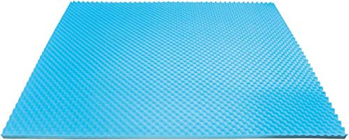 Aidapt Memory 2 Memory Foam Mattress Topper With Cooling Gel Infusion, Egg Crate/Flat Revisable Design For Beds, Sofa Beds King Size