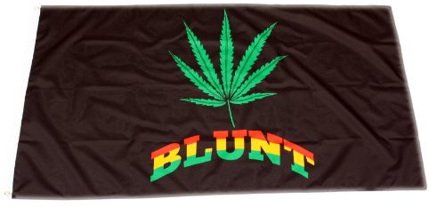 Original Handycop® Flagge Fahne F91924 Blunt Hanf Hanfplanze 90 x 150 cm - wetterfeste Qualität