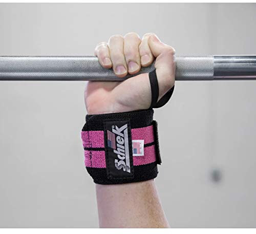 Schiek Robuste Handgelenkbandagen für maximale Unterstützung, 30,5 cm, Rosa