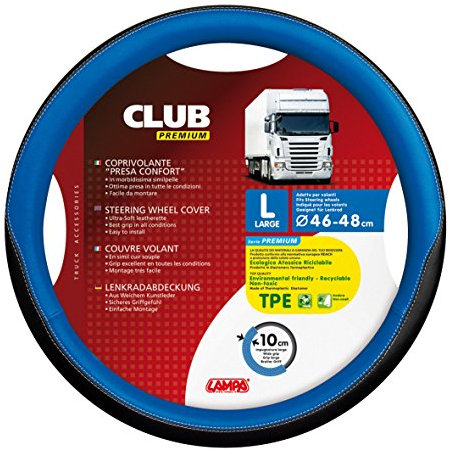 Lampa Club Premium 98907 Lenkradbezug, Blau, L