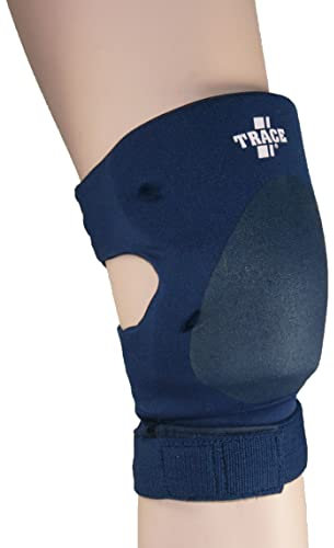 Trace Handball & Hallensport Knieschoner/Unisex Erwachsene/L/Dunkelblau/Weiche Polsterung/Indoor/Protektor gepolstert/komfortabel & enganliegend/Auch für Volleyball, Fussball & Tanzen