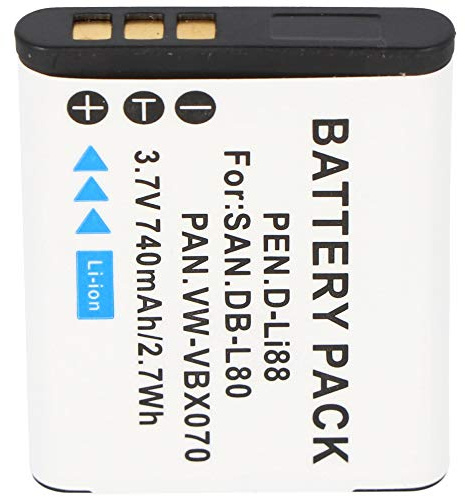 Akku kompatibel mit Sanyo DB-L80, DMX-CG10, VPC-CG10, VPC-X1200