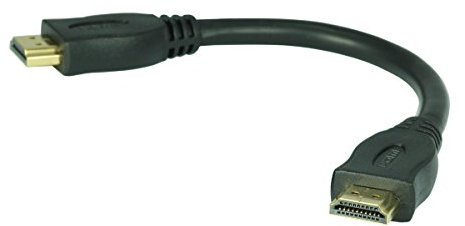 SunshineTronic High Speed HDMI Adapterkabel mit Ethernet | Ultra HD, 4Kx2K, Full HD, 3D, ARC, CEC | 20cm