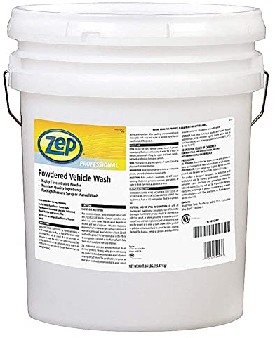 Zep Powdered Vehicle Wash - 35 lb (1 Bucket)