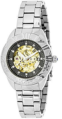 Empress Godiva Women's Automatic Silver Stainless Steel Bracelet Watch EMPEM1102