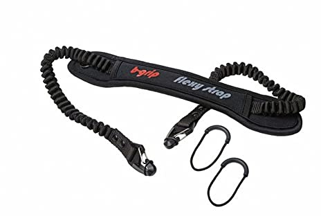 b-grip Flexi Schulterriemen und Handschlaufe Hand, Schwarz