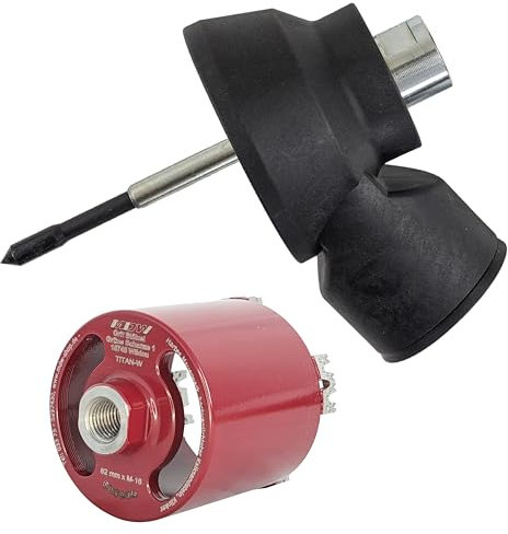 Dosensenker Titan W inklusive Staubabsaugung M18 mit Federzentrierspitze