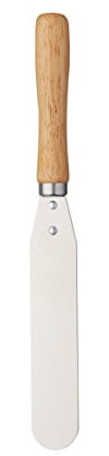KitchenCraft Coltello da tavolo piccolo / Spatola per dolci, metallo con manico in legno, lama da 13,5 cm