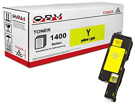 OBV Kompatibel Toner ersetzt Dell 593-11019 25MRX für 1250 1250c 1350cnw 1355cn 1355cnw - gelb 1400 Seiten