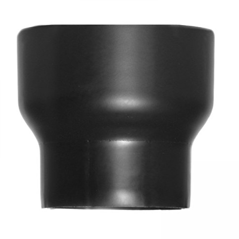 raik Rauchrohr/Ofenrohr-Erweiterung Innendurchmesser 150 mm Außendurchmesser 160 mm Stahlblech 2 mm Schwarz SH013-023-sw