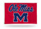 Rico Industries NCAA Mississippi Rebels 90 x 152 cm klassische Banner-Flagge – einseitig – für drinnen oder draußen – Heimdekoration