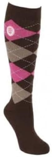 Covalliero Damen Brescia Reitstrümpfe, Gr.37-39 Wood/Dark-Rose