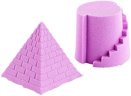 Playtastic Kinetischer Sand Kinder: Kinetischer Sand, formbar und formstabil, fein, violett, 500 g (antibakterieller Sand, Bastelsand, Modelliermasse)