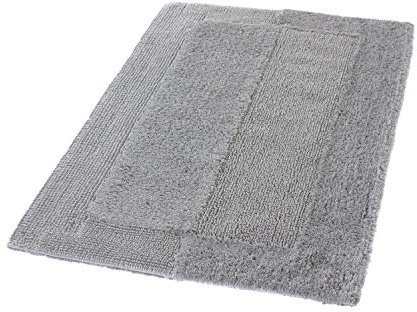 Kleine Wolke 5418146453 Badteppich Havanna, 85 x 150 cm, silbergrau, Grau