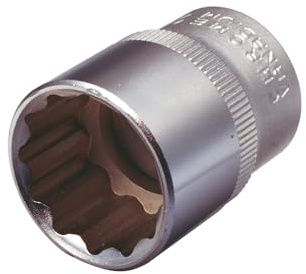 KS Tools 911.1582 1/2 12-kant-Stecknuss, 22mm