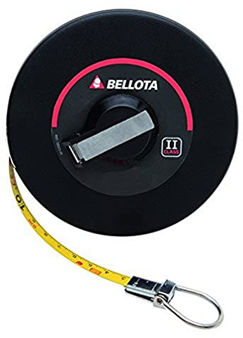 Bellota 50023-30 Ruban de mesure de 30 mètres en acier. Niveau de précision II