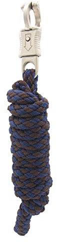 Pfiff 101933 Führstrick, Geflochten, Panikhaken, Braun Länge 210 cm