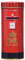 New English Teas British Post Box Tea Caddy with 14 English Breakfast Teabags, UK and London Souvenirs