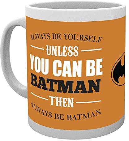 GB eye, Batman Comic, Be Yourself, Taza