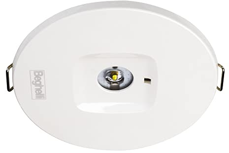 Beghelli BEG4330 Plafoniera Emergenza LED, Multicolore