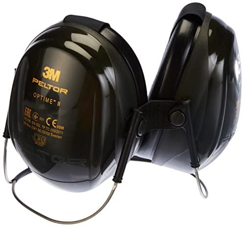 3M Peltor H520B-408-GQ Orejeras De Protección, 1 Unidad/Caja, Color Negro, Talla L