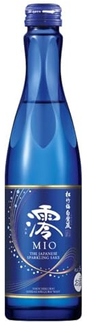 Shirakabegura MIO Sparkling Sake 300 ml | 5.1% ABV | Premium Japanese Sparkling Sake | Peach, Pear & Floral Notes | Refreshingly Fruity