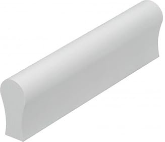 SIRO Möbelgriff Berlin, Schlicht, Aluminium silber natur matt, 84 mm x 23 mm x 12 mm, LA 64 mm, 1906F-84AL1