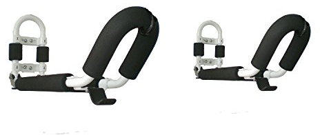 RUK Sport Kayak & Paddle Folding Padded Wall Rack Storage System 2 Bars