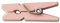 LWR CRAFTS Mini pinces à linge en bois 15 couleurs 100 par paquet 1 2,5 cm (rose clair)
