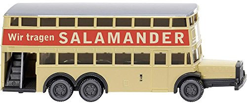 Wiking - Berliner Doppeldeckerbus D 38 Salamander - 1:160, Sammlerartikel, Erwachsene Sammler, Hobbyisten, Unisex, Modellauto, Bus-Modell