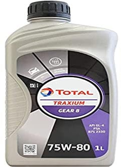Total Transmission Gear 8 75W80 - Huile de Transmission pour boîte Manuelle, bidon de 1 Litre