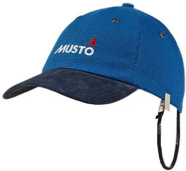 Musto Evo Original - Besatzung Kappe Kadett - Blau - Unisex - Peaked Ihre Augen vor der Sonne zu schützen - 100% Baumwolle - Einstellbare