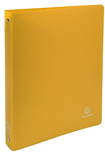 Exacompta - réf. 512809E - 1 Classeur semi-rigide OPAK – 4 anneaux ronds diamètre 30 mm – Dos 40 mm – Dimensions extérieures : 32 x 26,8 cm - Format à classer A4 Maxi – Coloris : jaune
