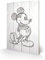 Pyramid International Micky Maus skizzierter Holzdruck, 40 x 59 cm, Holz, Mehrfarbig, 40 x 59 x 1.3 cm