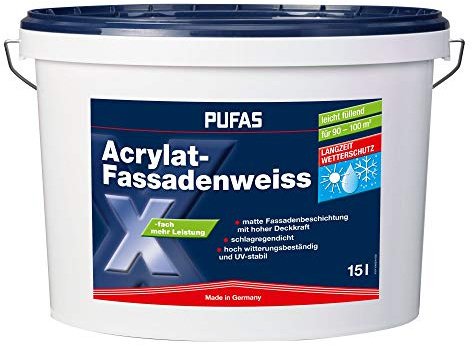 Pufas Fassadenweiss Acrylat 15,000 L