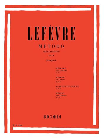 Metodo Per Clarinetto - Vol. II. Partitur (CLARINETTE)