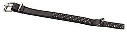 Nobby Halsband Crystal einreihig, schwarz 37 cm (27-32 cm), 12/14 mm, 1 Stück