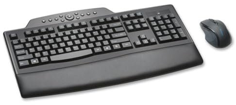 Kensington Pro Fit Wireless Comfort Mouse and Keyboard Combo w/Wrist Rest - US English Layout